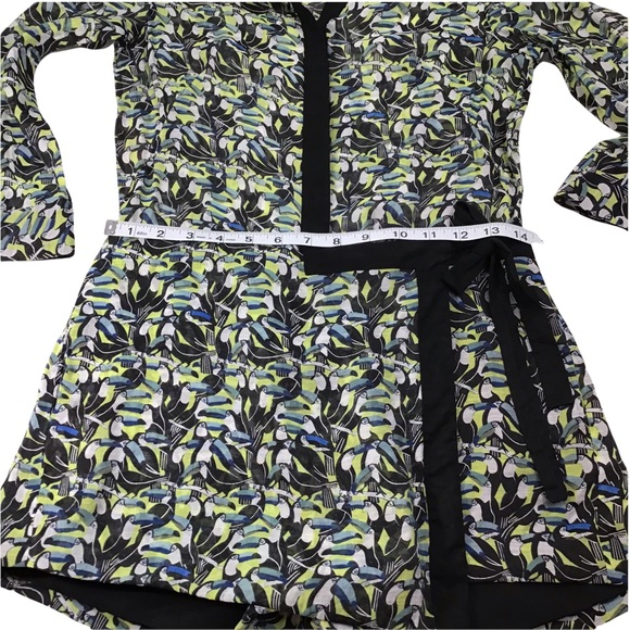RACHEL ROY - Toucan Print Faux Wrap Romper - 2 - Picture 7 of 16